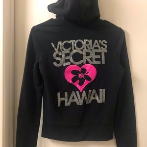 Black Hawaii Glitter Hoodie - Victoria’s Secret